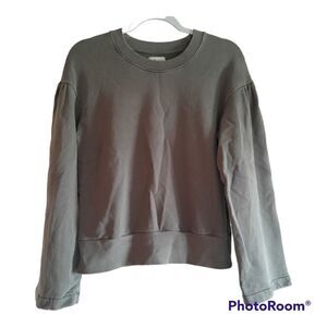 Madewell × Karen Walker Washed Gray Sweatshirt